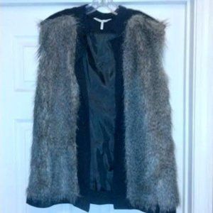 French Connection Faux Fur Vest XL NWOT